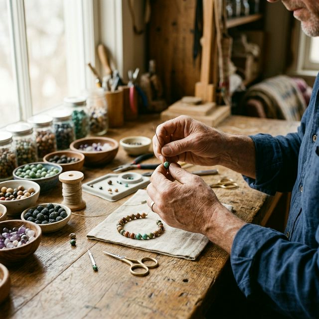 Norayr Kurkdjian dans son atelier genevois